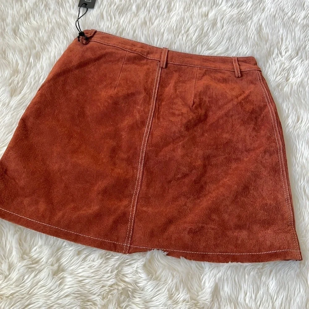 Leather Mini Skirt